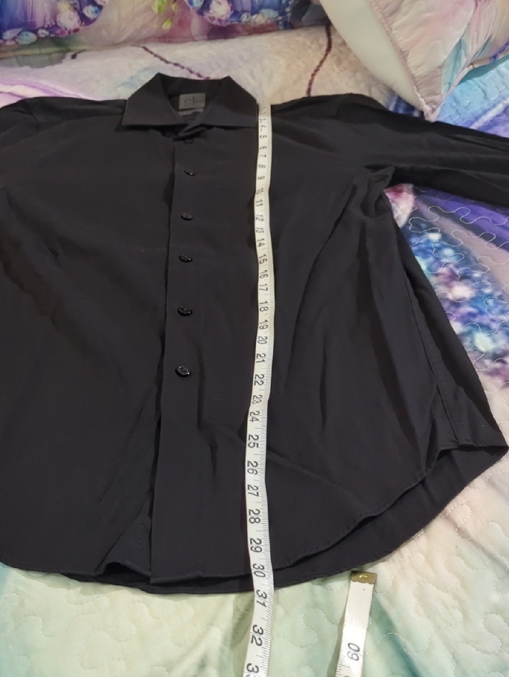Men’s Calvin Klein Slim Fit Dress Shirt – No Iron | Size 14.5 (32/33) - Picture 13 of 15